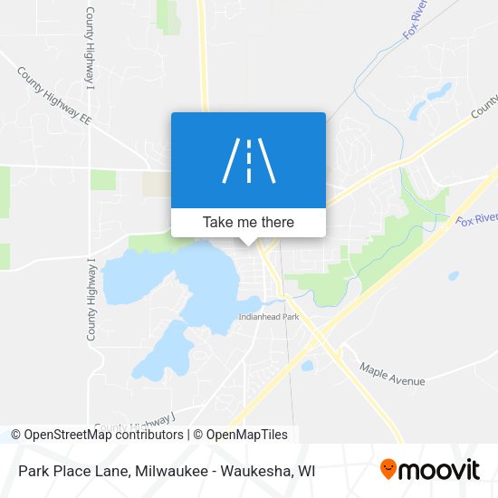 Park Place Lane map