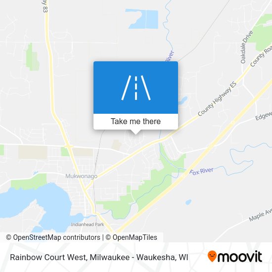 Mapa de Rainbow Court West