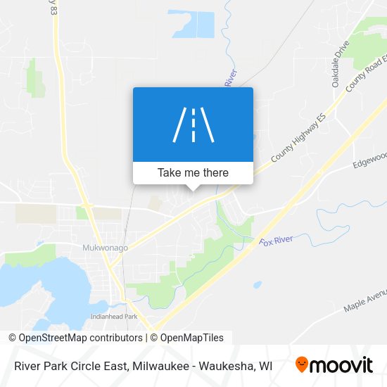River Park Circle East map