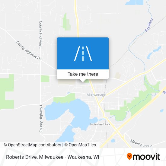 Roberts Drive map