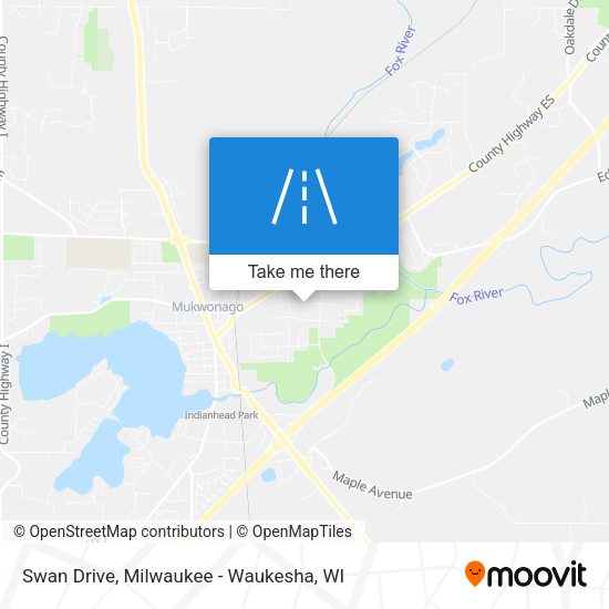 Swan Drive map