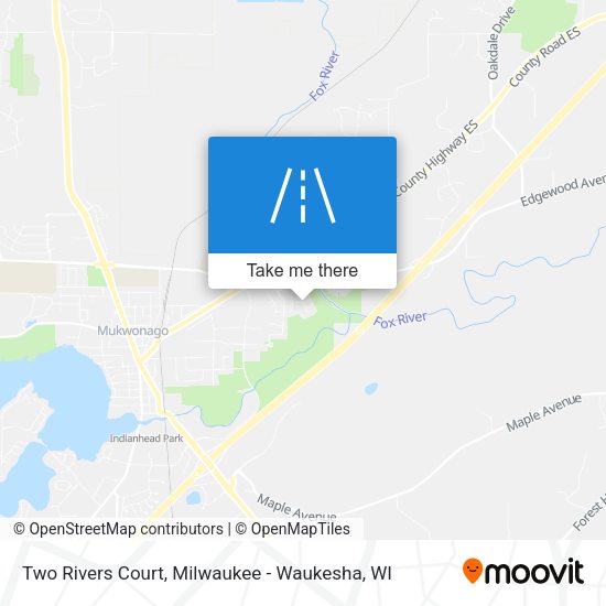 Mapa de Two Rivers Court
