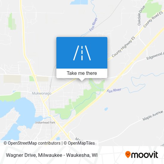 Mapa de Wagner Drive