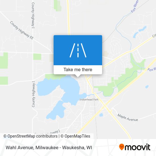 Mapa de Wahl Avenue