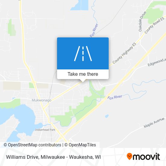 Williams Drive map
