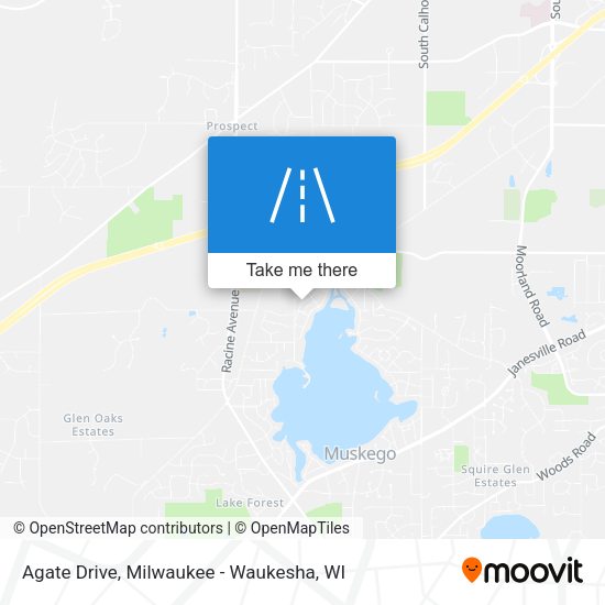 Mapa de Agate Drive