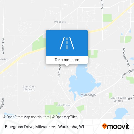 Bluegrass Drive map