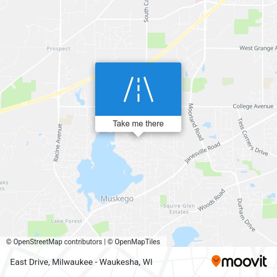 East Drive map