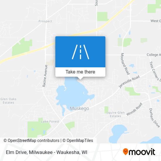 Mapa de Elm Drive