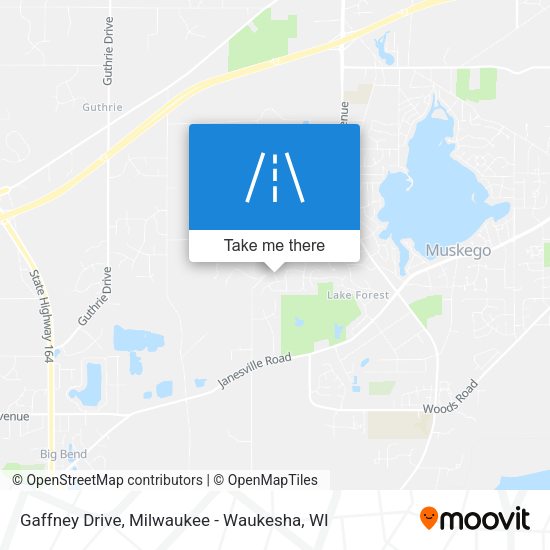 Gaffney Drive map