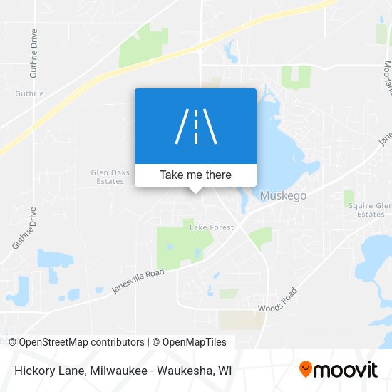 Mapa de Hickory Lane