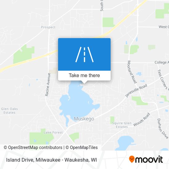 Island Drive map