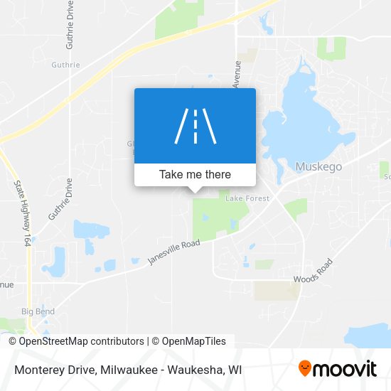 Monterey Drive map