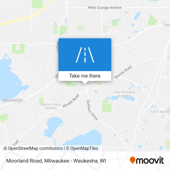 Moorland Road map
