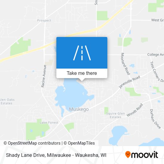 Shady Lane Drive map