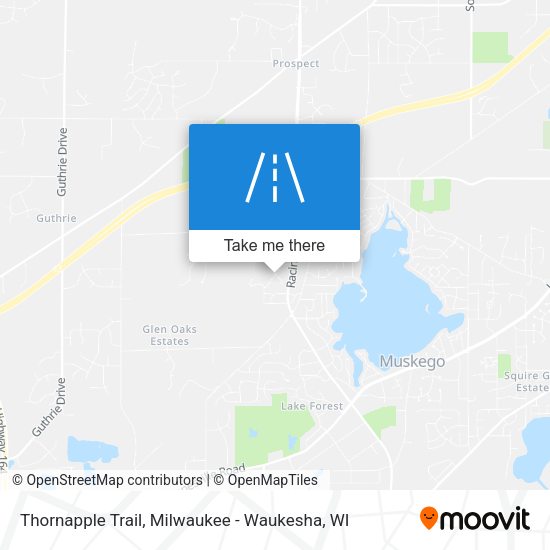 Thornapple Trail map