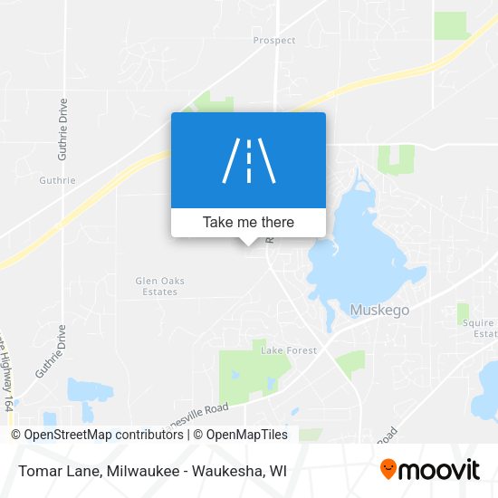 Tomar Lane map