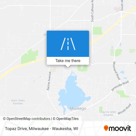 Topaz Drive map