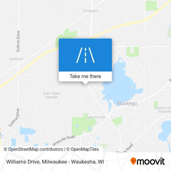 Williams Drive map
