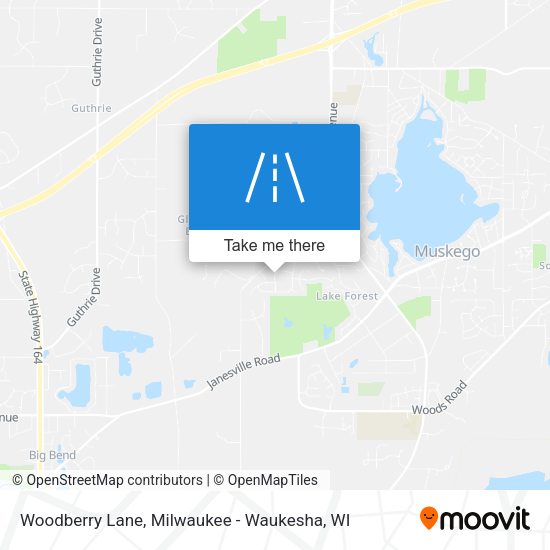 Woodberry Lane map