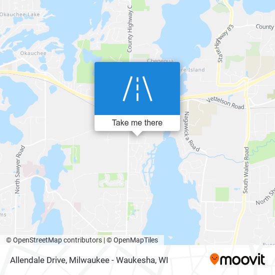 Allendale Drive map