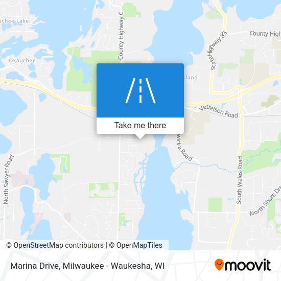 Marina Drive map