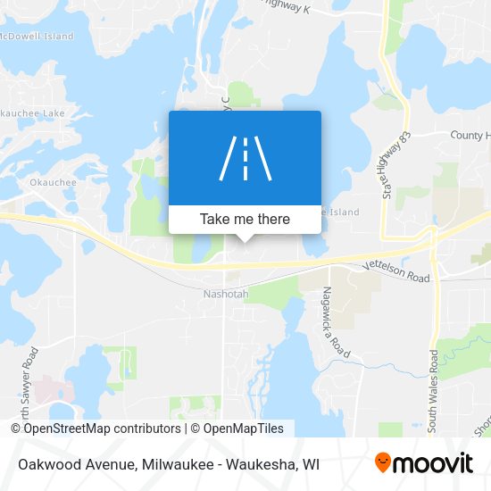 Oakwood Avenue map