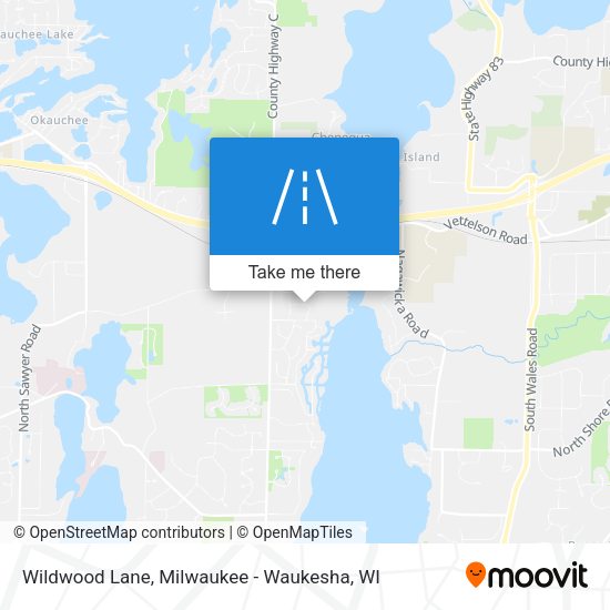 Wildwood Lane map