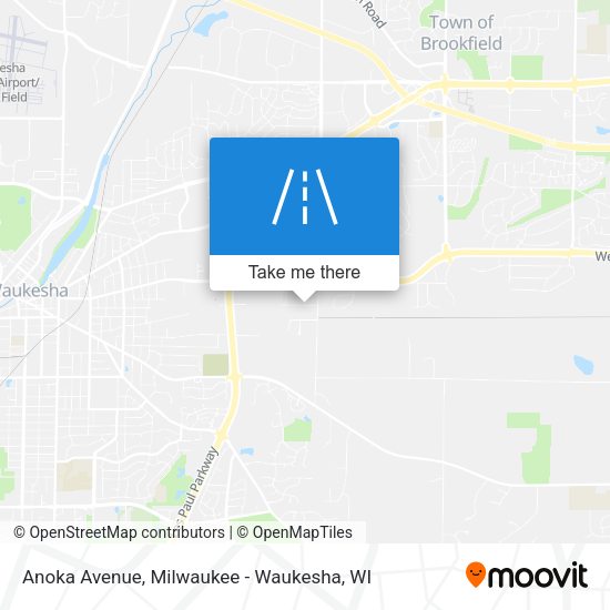 Mapa de Anoka Avenue