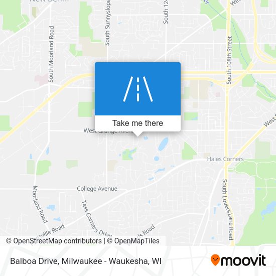 Mapa de Balboa Drive