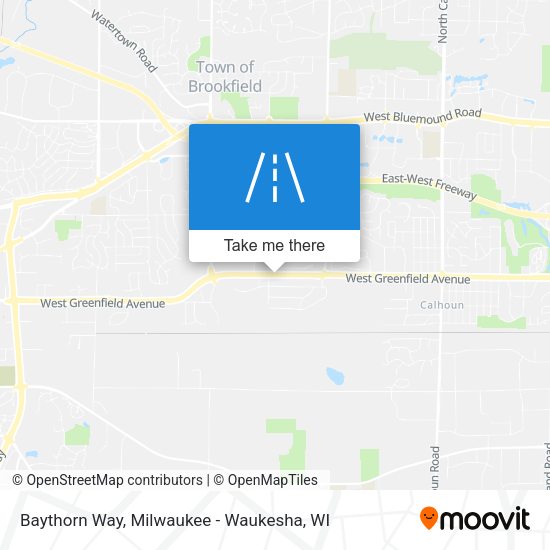 Baythorn Way map