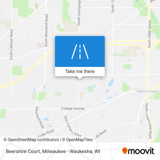 Mapa de Beershire Court