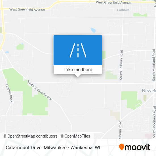 Catamount Drive map