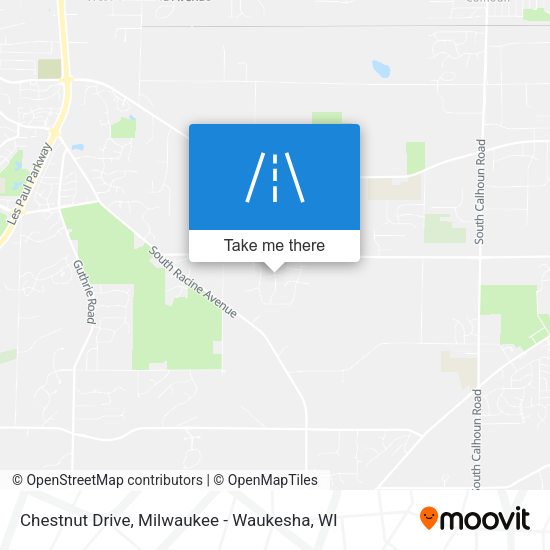 Mapa de Chestnut Drive