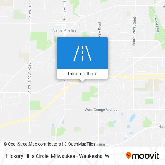 Hickory Hills Circle map