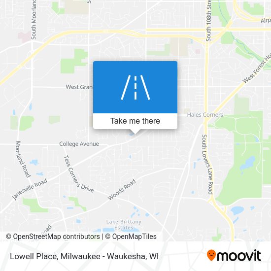 Lowell Place map