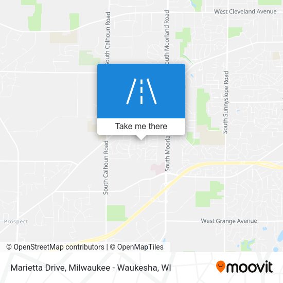Marietta Drive map