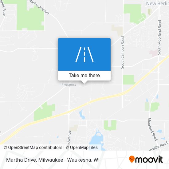 Martha Drive map