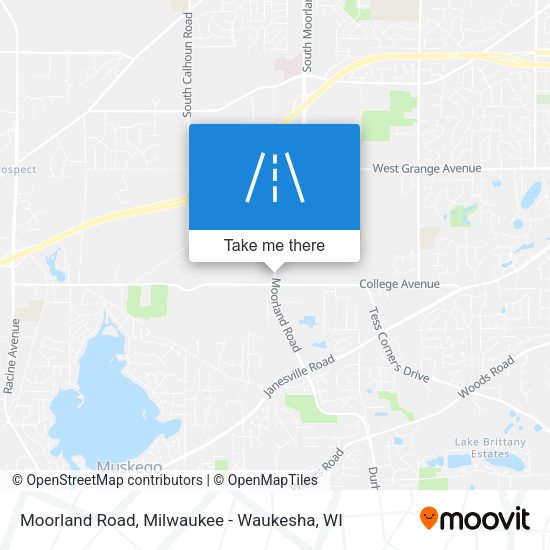 Mapa de Moorland Road