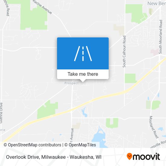 Overlook Drive map