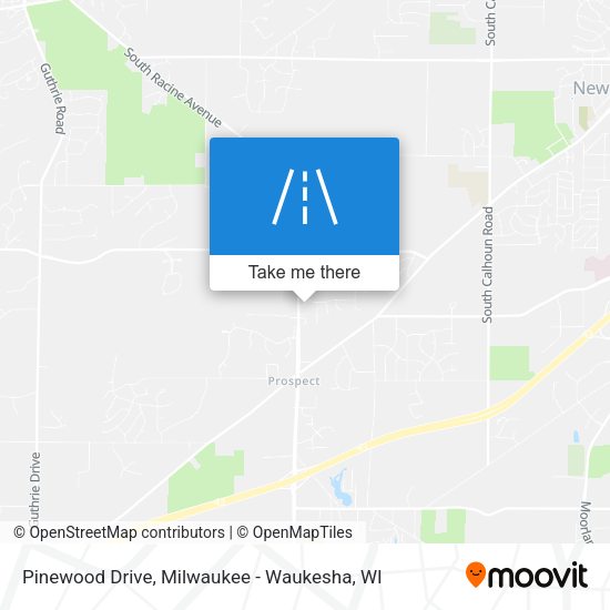 Pinewood Drive map