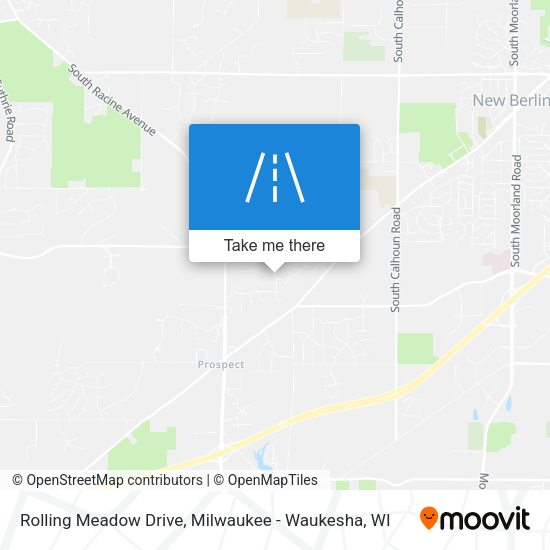 Rolling Meadow Drive map
