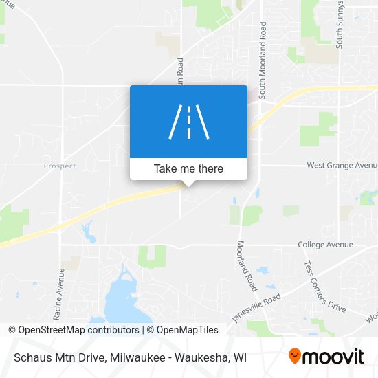Schaus Mtn Drive map