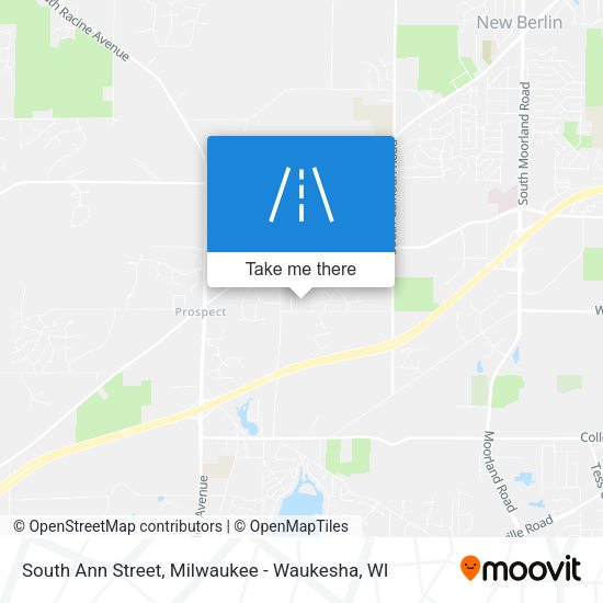 South Ann Street map