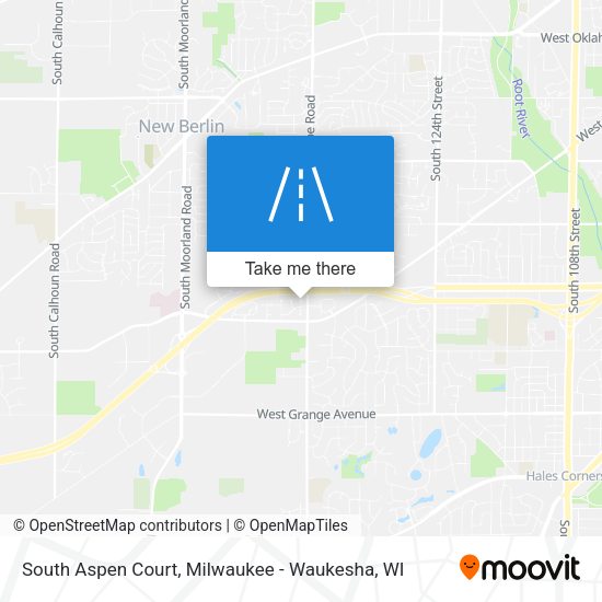 Mapa de South Aspen Court