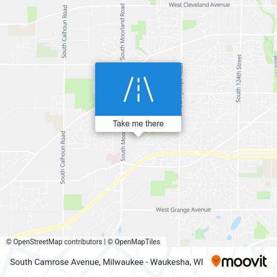 South Camrose Avenue map