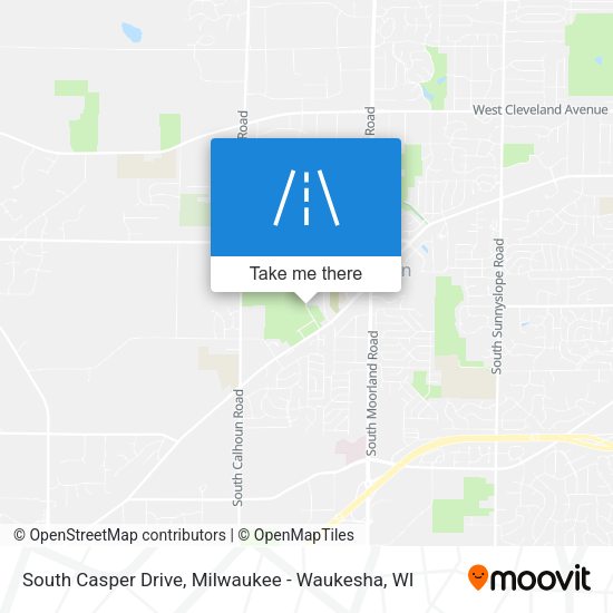 South Casper Drive map