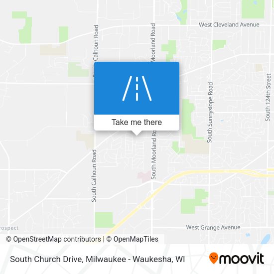 South Church Drive map