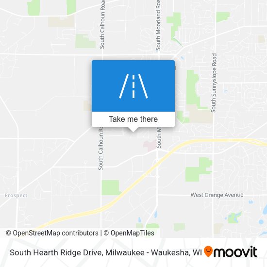 Mapa de South Hearth Ridge Drive