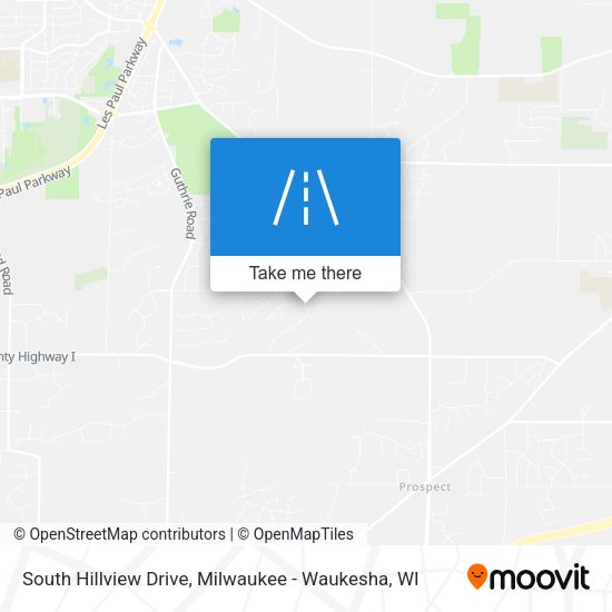 South Hillview Drive map